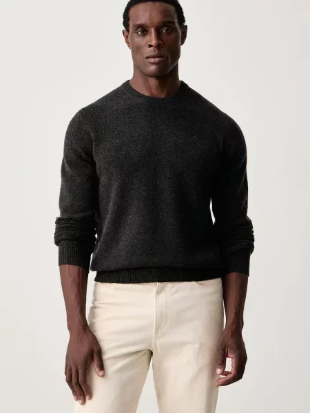 Hackett London pulover pentru bărbați din lână gri
