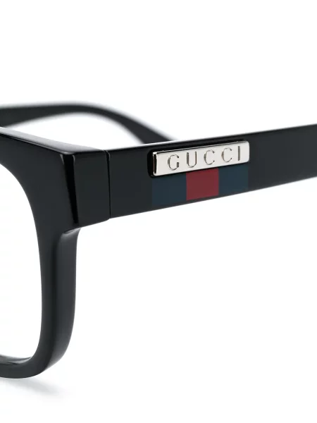 Ochelari de soare Gucci Eyewear cu autograf negru
