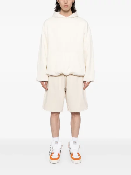 Dryžuotos šortai Off-white balta