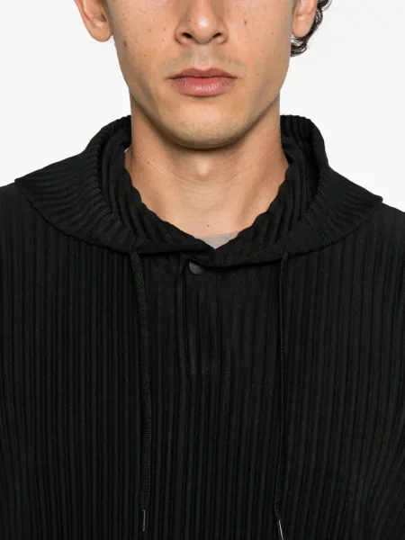 Hoodie Homme Plissé Issey Miyake μαύρο