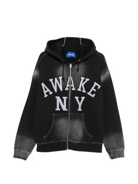 Суичър с качулка Awake Ny черно