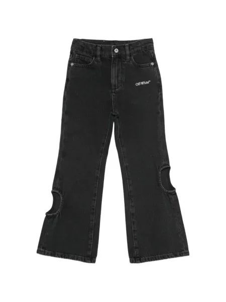 Dětské džíny Off-white bílé