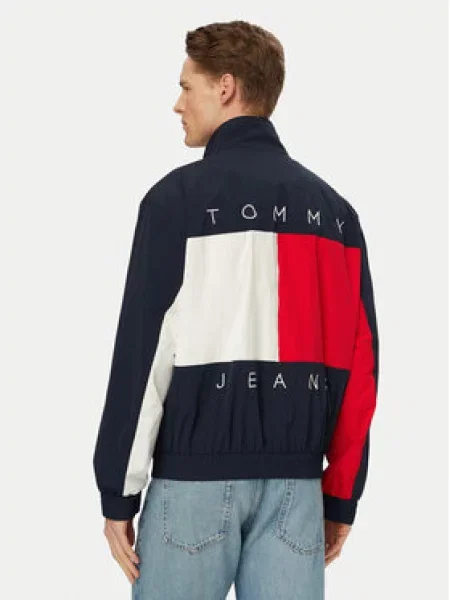 Tommy Jeans Prehodna jakna Mornarsko modra