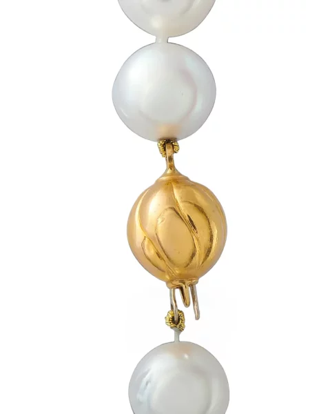 Colier Lb Exclusive cu perle alb