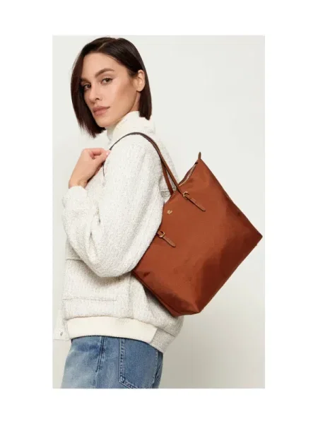 Lauren Ralph Lauren Shopper táska KEATON konyak barna