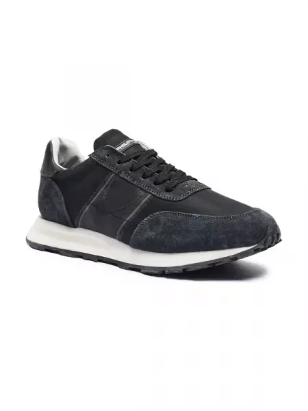 Philippe Model Sneakers tornacipő Tilu bőr hozzáadásával kék