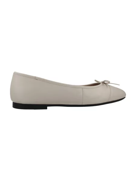 Tommy Hilfiger Balerini Hilfiger Smooth Lthr Ballet Écru alb