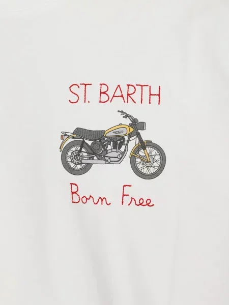 Grafic tricou Mc2 Saint Barth alb