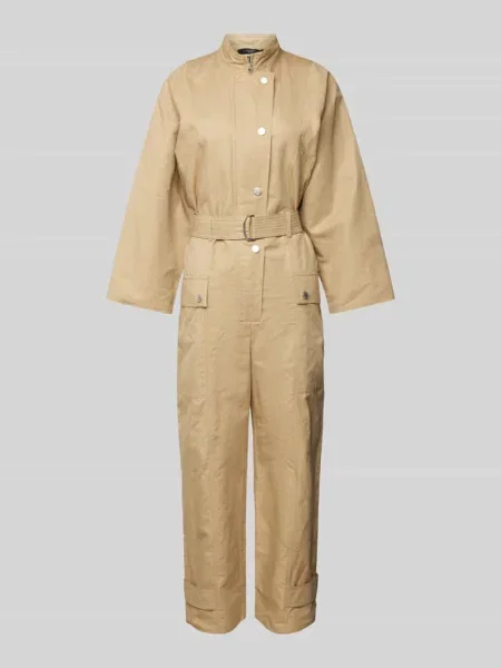 Kombinezon ze stójką model ‘FASTO’ Weekend Max Mara beżowy