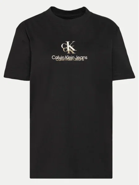 Calvin Klein Jeans Tricou Shadow Graphic negru