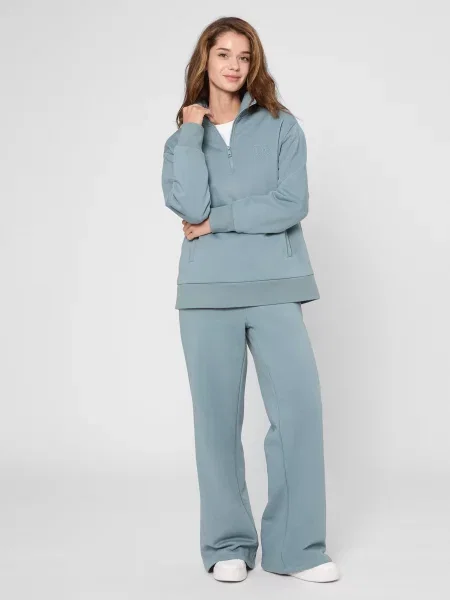 Кофта спортивна PRPY бавовна/поліестер бірюзовий