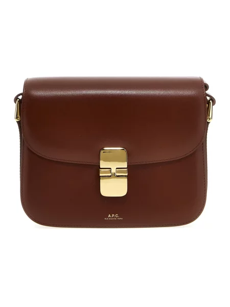 Torebka A.p.c. klasyczna brązowa
