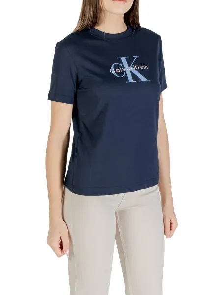 Calvin Klein Jeans Majica Hero Classic Mornarsko Regular Fit modra