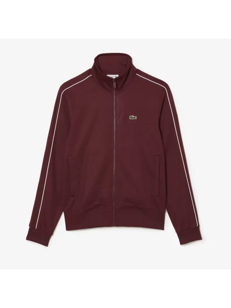 Lacoste Kurtka Dresowa Original Paris Piqué czerwona