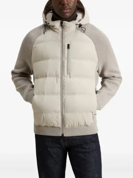 Palton Woolrich tricotate gri
