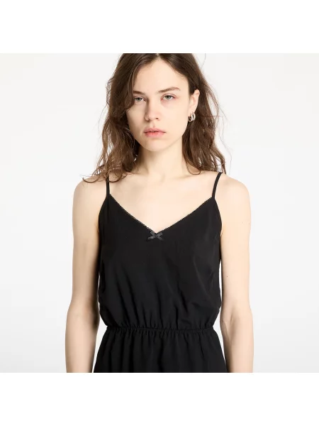 Рокля Tommy Jeans Essential Strap Dress Black S черно