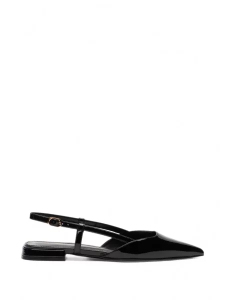 Pantofi cu toc Stuart Weitzman slingback negru
