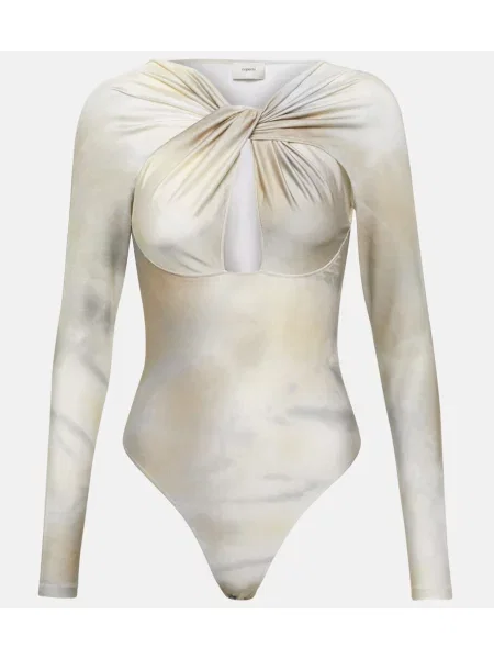 Body Coperni din jerseu alb