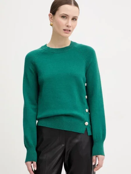 Morgan pulover din amestec de lână verde