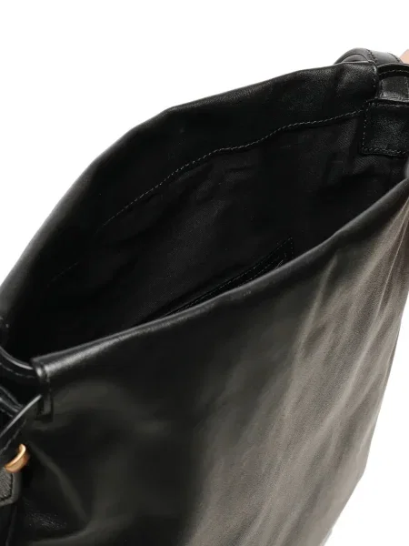 Geanta de piele Pinko din piele negru