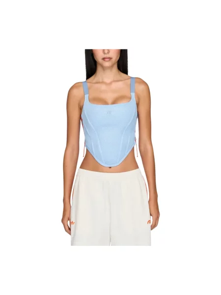 Top sportowy Adidas Originals niebieski