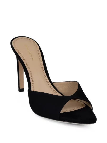 Papuci tip mules Victoria Beckham negru