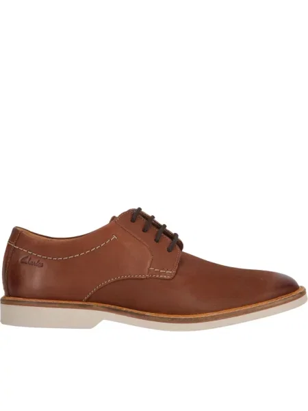Półbuty Clarks skórzane brązowe