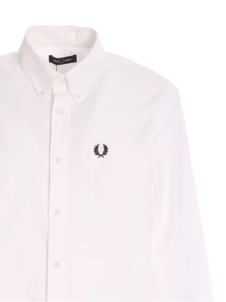 Cămașă Fred Perry cu broderie alb