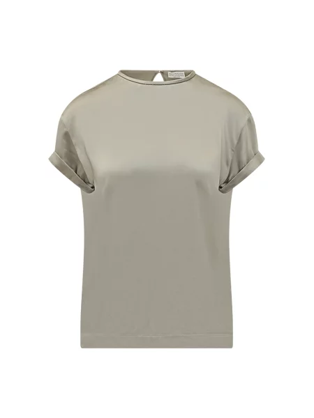 Bluzka Brunello Cucinelli zielona