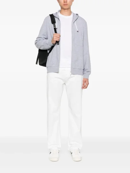 Tricou Tom Ford cu decolteu în U alb