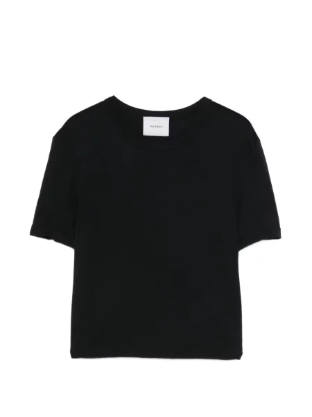 Tricou Halfboy cu decolteu în U negru