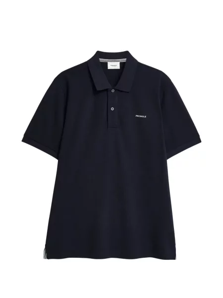 Tricou polo Pringle Of Scotland cu imagine albastru