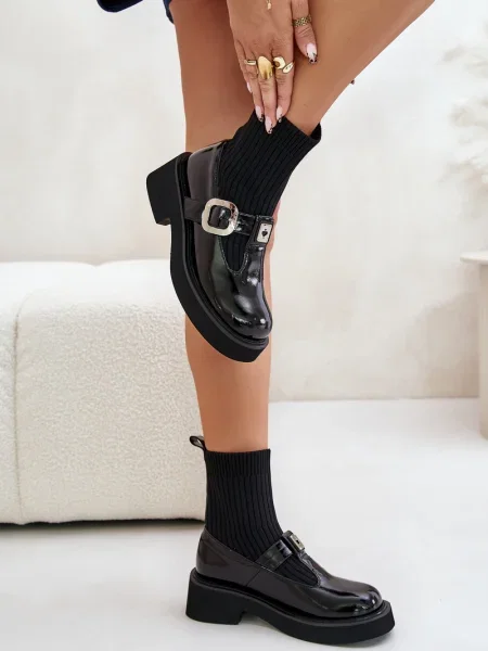 Кожени slip-on боти до глезена S. Barski черно