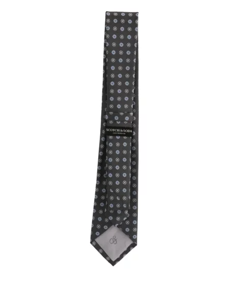 Cravată Scotch & Soda cu model floral gri