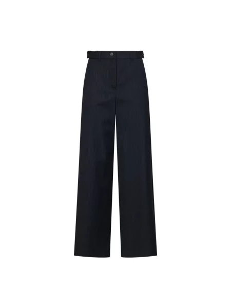 Spodnie Weekend Max Mara niebieskie
