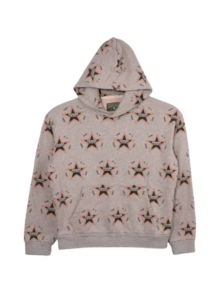 Hanorac cu glugă Denim Tears cu glugă cu imagine gri