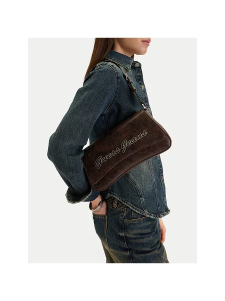 Torebka Guess Jeans brązowa