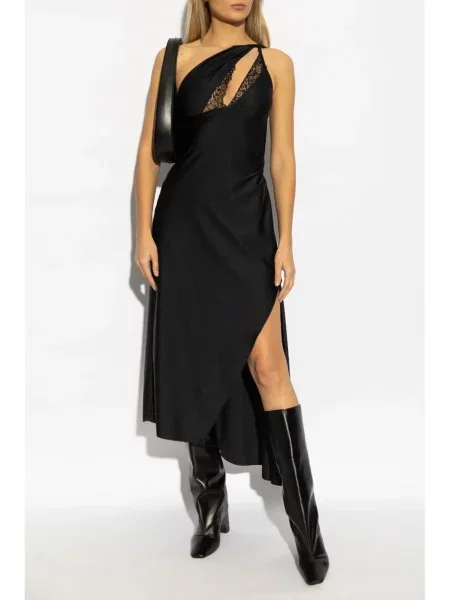 Rochie Coperni din dantelă de costum negru