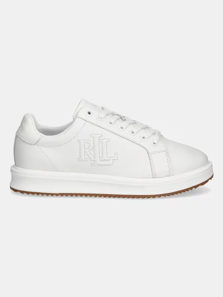 Lauren Ralph Lauren sneakersy skórzane Ainsley biały