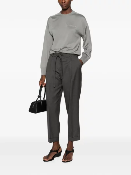 Lung tricou Peserico gri