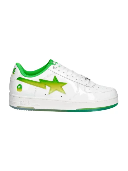Sneakersy A Bathing Ape® skórzane białe