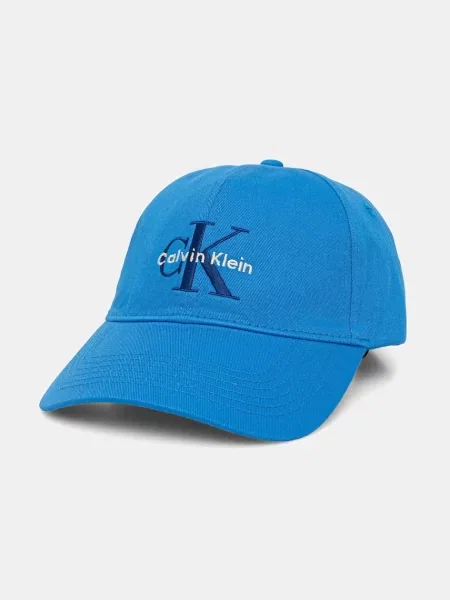 Calvin Klein kapa s šiltom modra