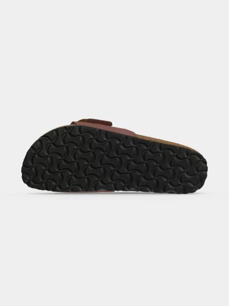 BIRKENSTOCK Šľapky tmavočervená