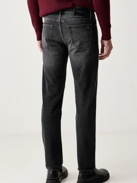 Tommy Hilfiger jeansy slim fit szare