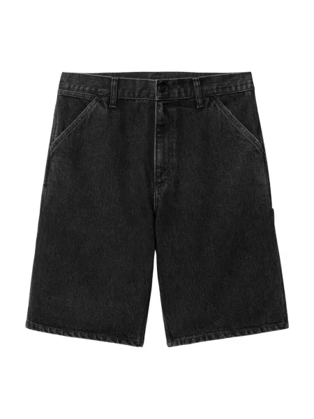 Szorty jeansowe Carhartt Wip czarne