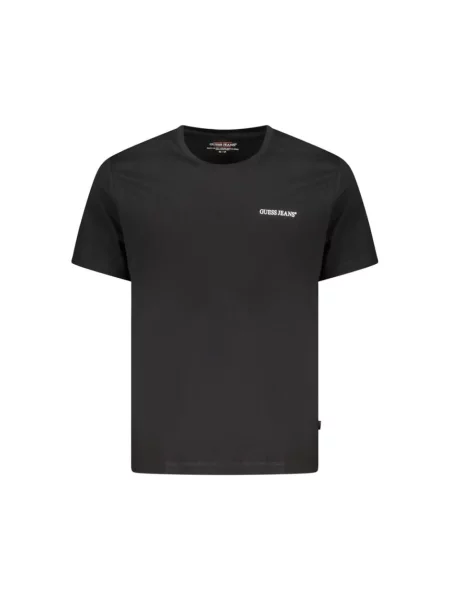 Koszulka Guess Jeans klasyczna czarna