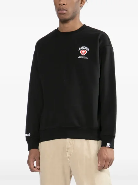 Hanorac Aape By A Bathing Ape cu petice negru