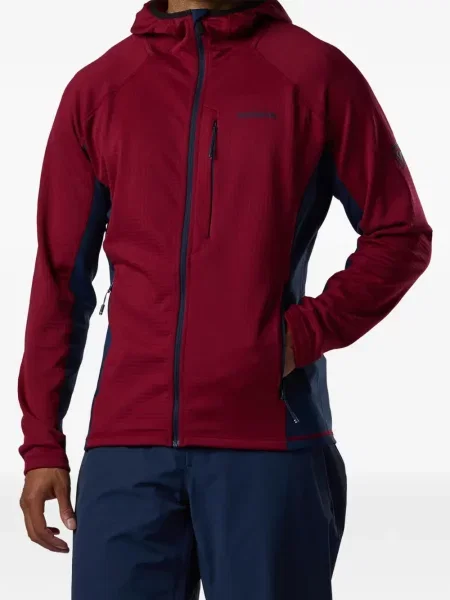 Hanorac cu glugă Rossignol din fleece roșu