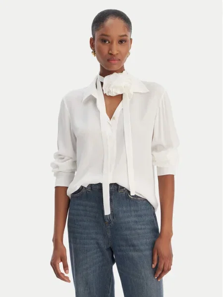 Marella Cămașă Calca alb