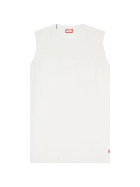 Rochie mini Diesel fără mâneci de costum mini alb